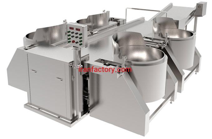 دستگاه پخت آبکشی و دانه گیری برنج (Model NRL – 900/600/400)1
