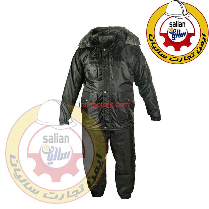 لباس کار بادگیر شلوار اسپلیت ضد آب خزدار0
