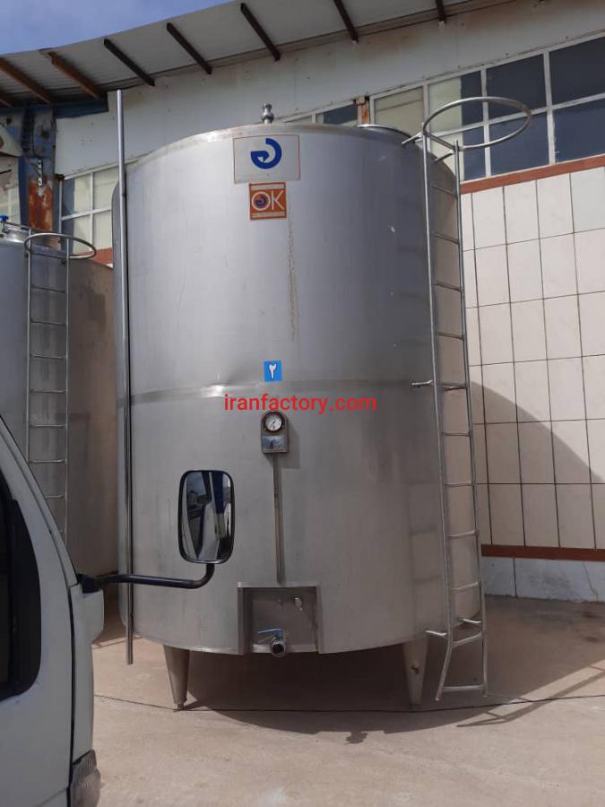 فروش مخزن 15 تن استیل 2 جداره0
