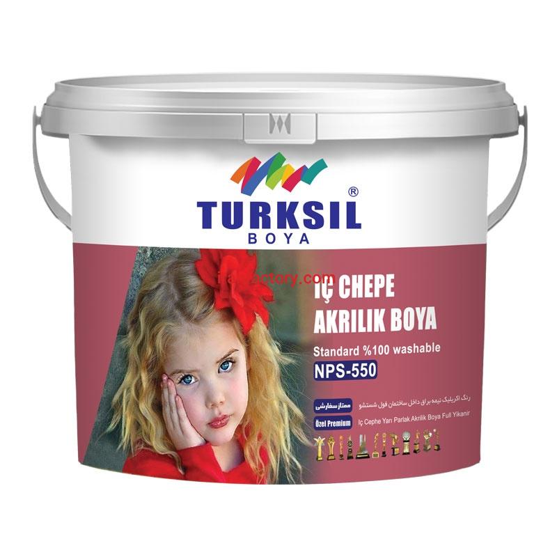 رنگ اکریلیک نیمه براق داخل ساختمان با قلم خوری عالی0