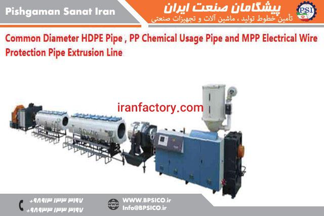 فروش خط تولید لوله PP محافظ کابل برق MPP پیشگامان صنعت0