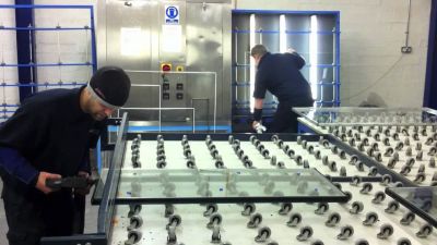 خط تولید شیشه سکوریت (securit glass line )0