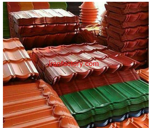 تولید و فروش ورق های رنگی و گالوانیزه0