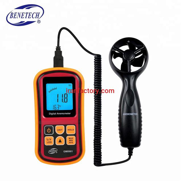 فروش فلومتر هوا سرعت سنج باد بنتک BENETECH GM8901 در تهران0