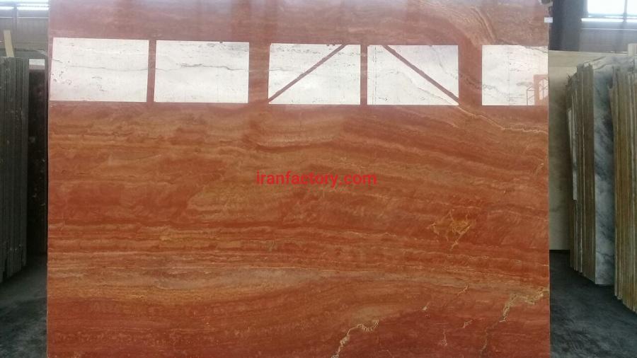 اسلب سنگ تراورتن قرمز آذرشهر سوپر سنگبری سی سنگان0