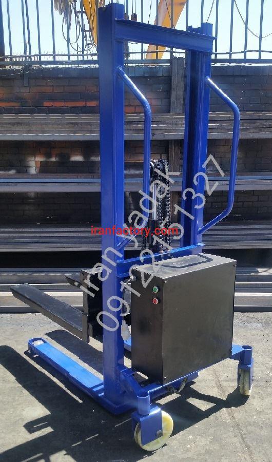 لیفتراک یا استاکر دستی برقی ایران یدک0