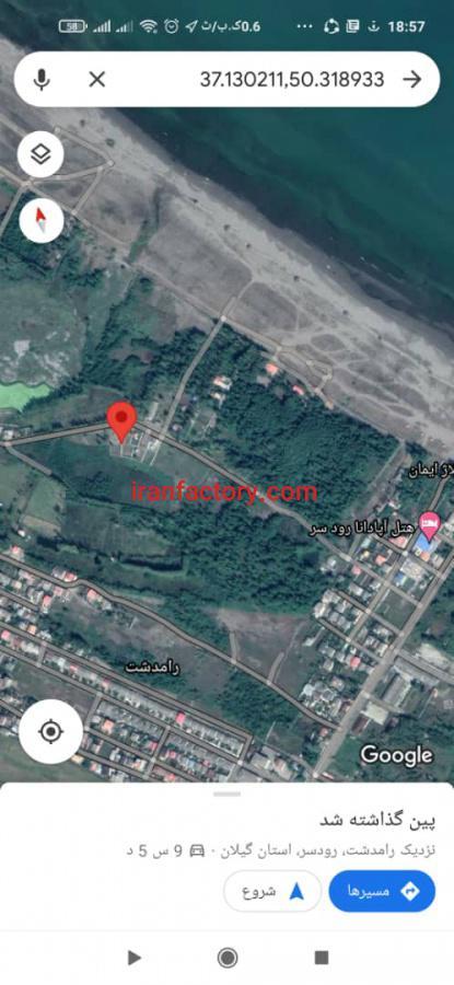 فروش زمین ساحلی رودسر0