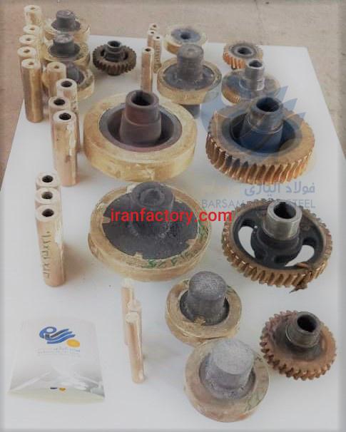 ریخته گری مس و قلع ، آلومینیوم برنز ، فسفر برنز ، منگز برنز ، نیکل برنز ، برنج ، برنز ، آلومینیوم1