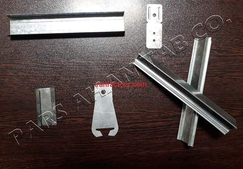 تایل آلومینیومی سازه مخفی آهن تاب7