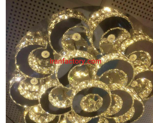 طراحی و تولید لوستر کریستالی مدرن در اراک0