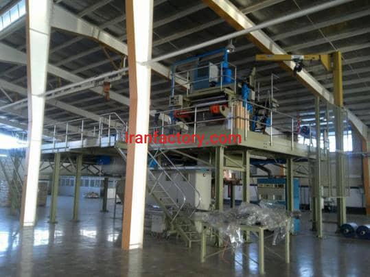 فروش خط تولید فیلم پی وی سی PVC مواد غذایی1