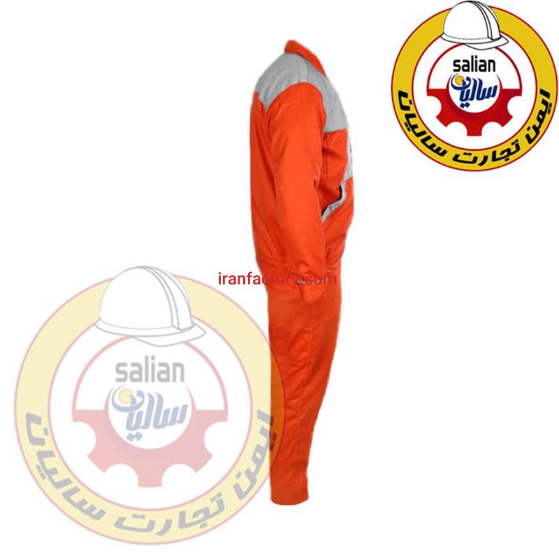 لباس کار آلفا استخوانی نارنجی2