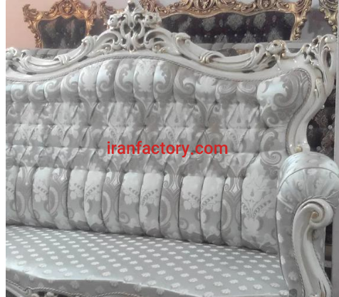 تولید مبل خام زیبای گل برجسته استیل0