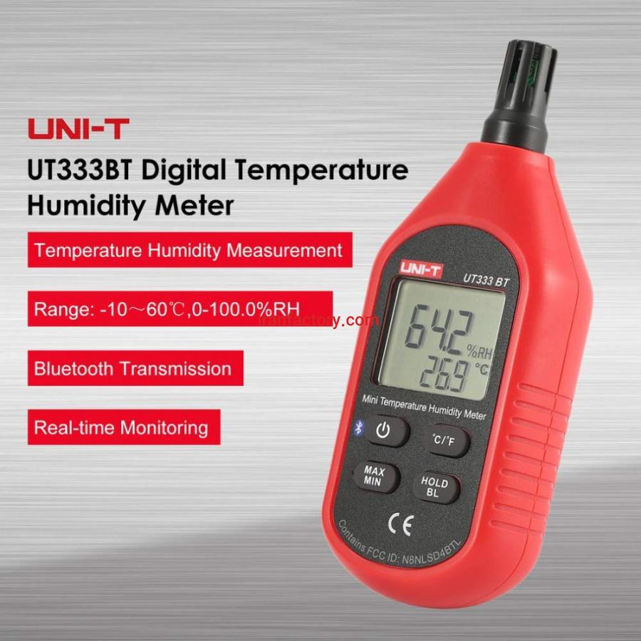 فروش ترمومتر و رطوبت سنج یونیتی UNI-T UT333BT در تهران1