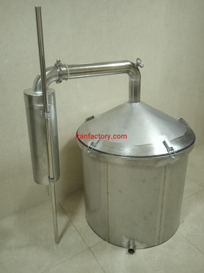دستگاه تمام استیل گلاب گیری1