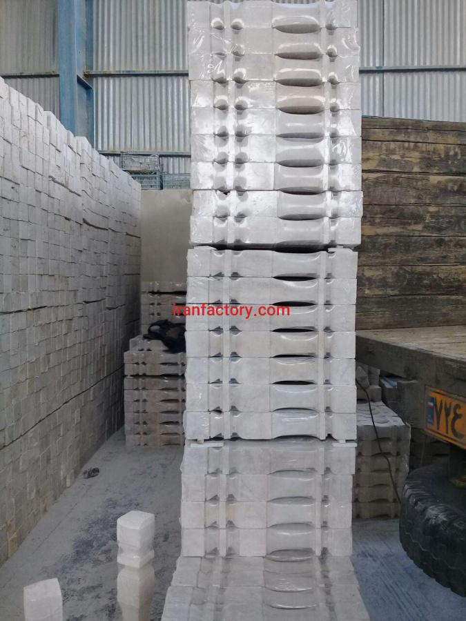 نرده سنگی تراورتن کرم پیروزی0
