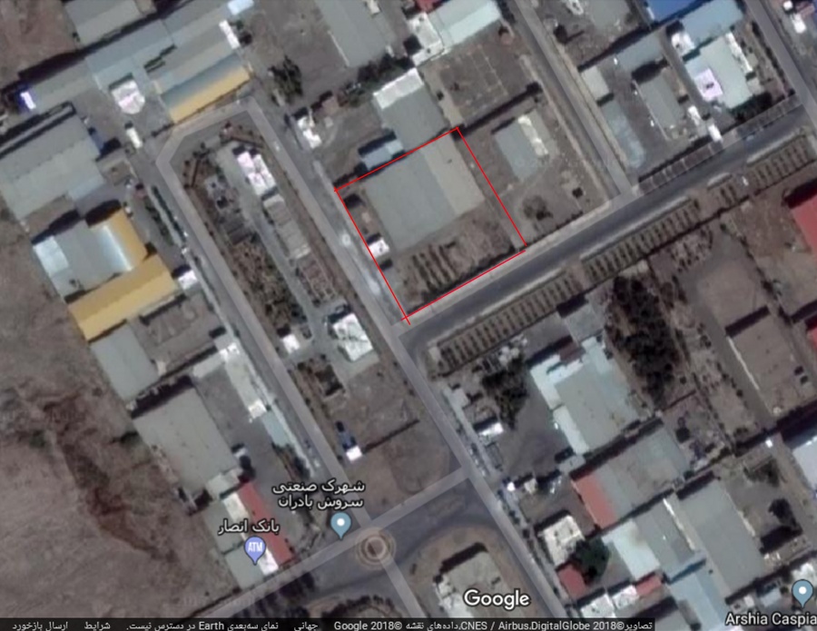 فروش کارخانه واقع در شهرک صنعتی سروش بادران0