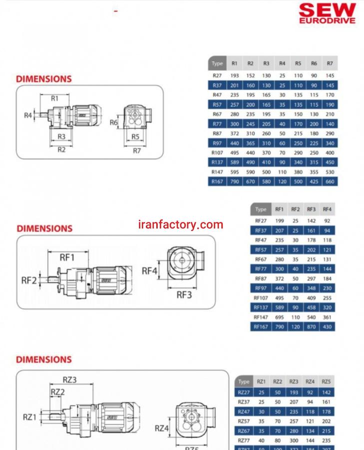 فروش گیربکس هلیکال اس ای دبلیو0