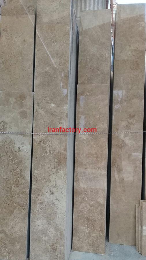 قیمت سنگ تراورتن عسلی تیره بی موج کاشان ممتاز سنگبری نجمی0