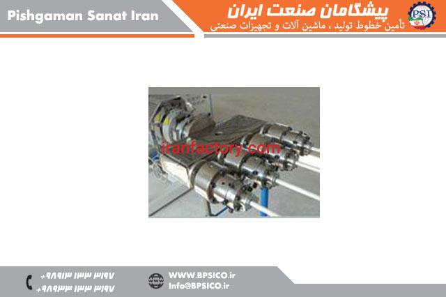 خط تولید لوله چهارتایی UPVC پیشگامان صنعت0