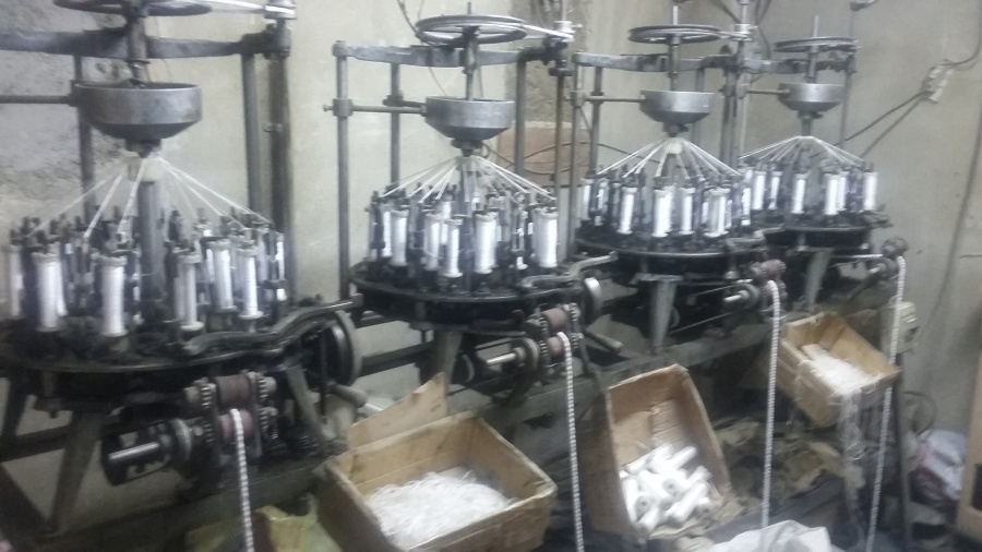 فروش 8 کله دستگاه بافنده نوار سرب پایین پرده2