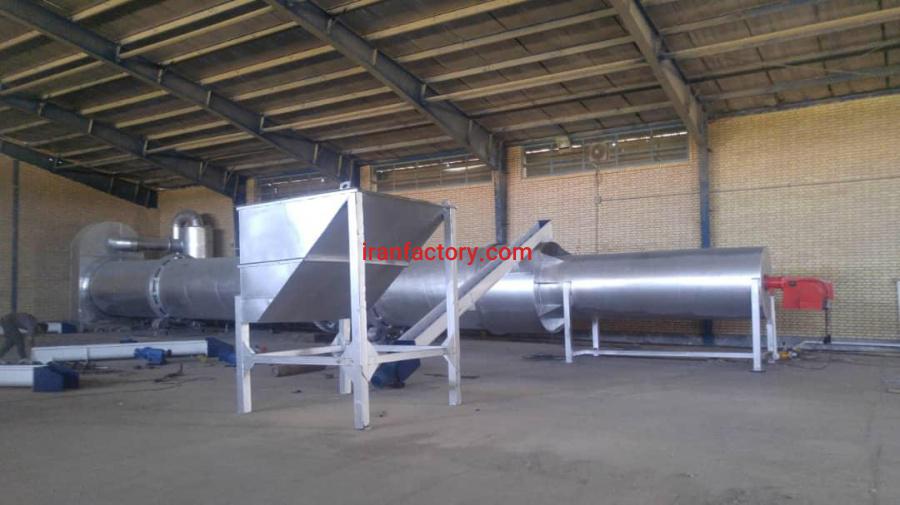 خط کامل تولید خوراک دام کارکرده (خشک کن دوار)0