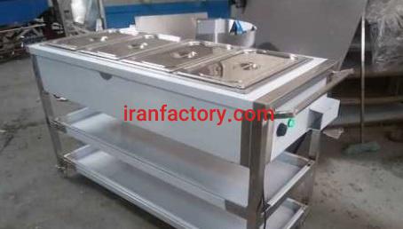 تولید دستگاه کانتر گرم سیار بیمارستانی شرکت استیل پخت در تهران0