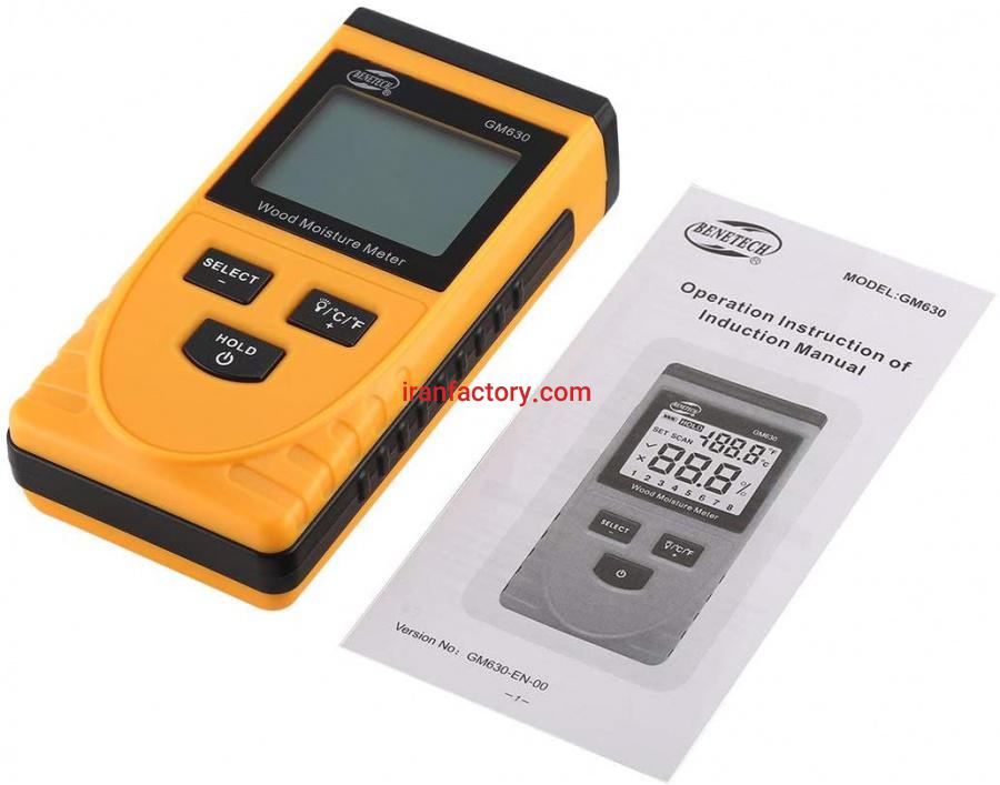 فروش دستگاه رطوبت سنج چوب غیرتماسی BENETECH GM630 در تهران0