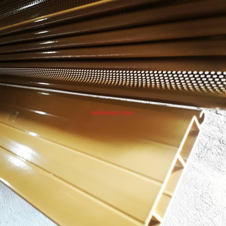 تیغه کرکره برقی فوم دار  وفل پانچ شفاف3