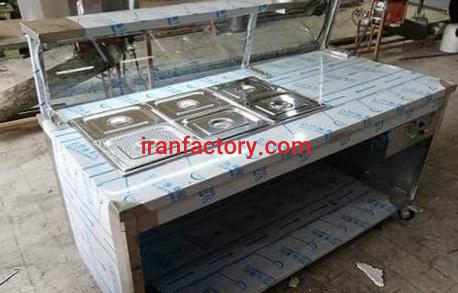 تولید کانتر سلف سرویس ساده شرکت استیل پخت در تهران0