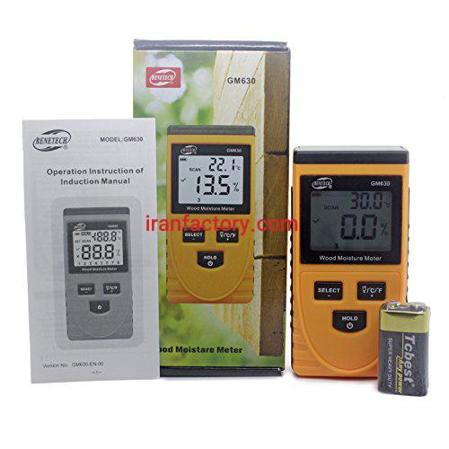 فروش دستگاه رطوبت سنج چوب غیرتماسی BENETECH GM630 در تهران1