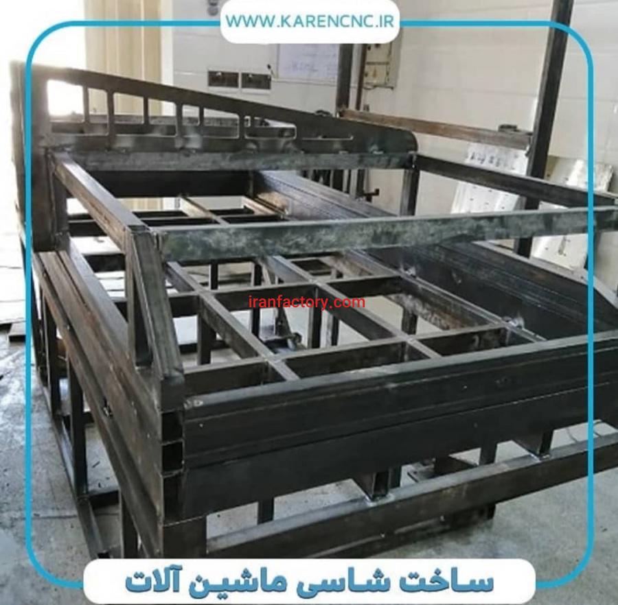 ساخت شاسی دستگاه وکیوم سی ان سی0