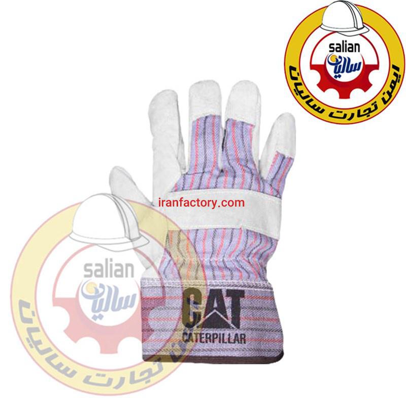 دستکش ایمنی کف چرم0