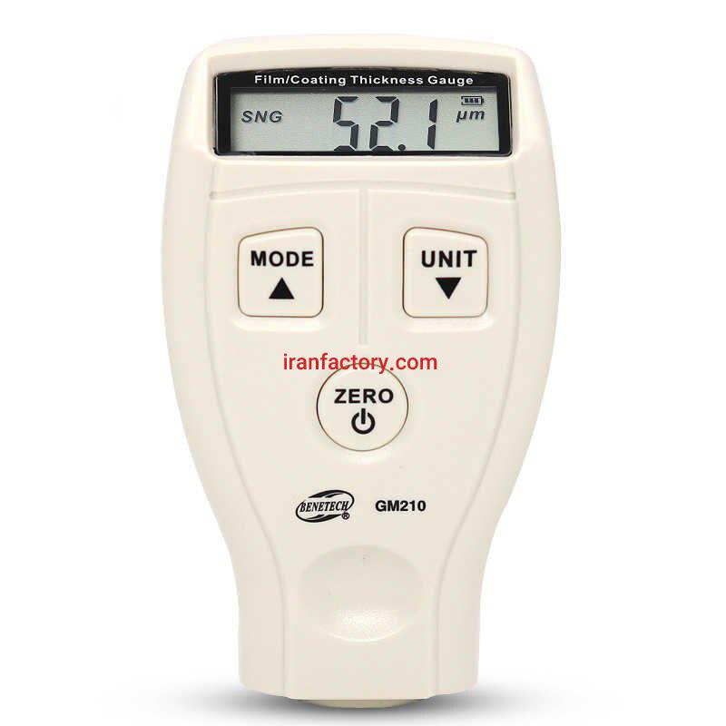 فروش ضخامت سنج رنگ روی فلزات پایه آهن بنتک GM210 BENETECH در تهران1
