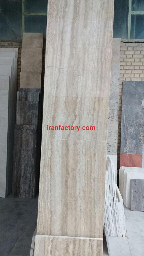 فروش سنگ تراورتن موج دار کرم ماکو شاهد0
