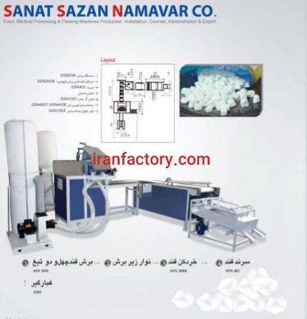 فروش دستگاه خردکن قند ۴۲ تیغ مدل SSN2009i شرکت صنعت سازان نام آور در کرج0