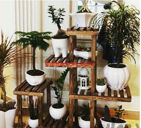 تولید استند چوبی گل و گلدان0