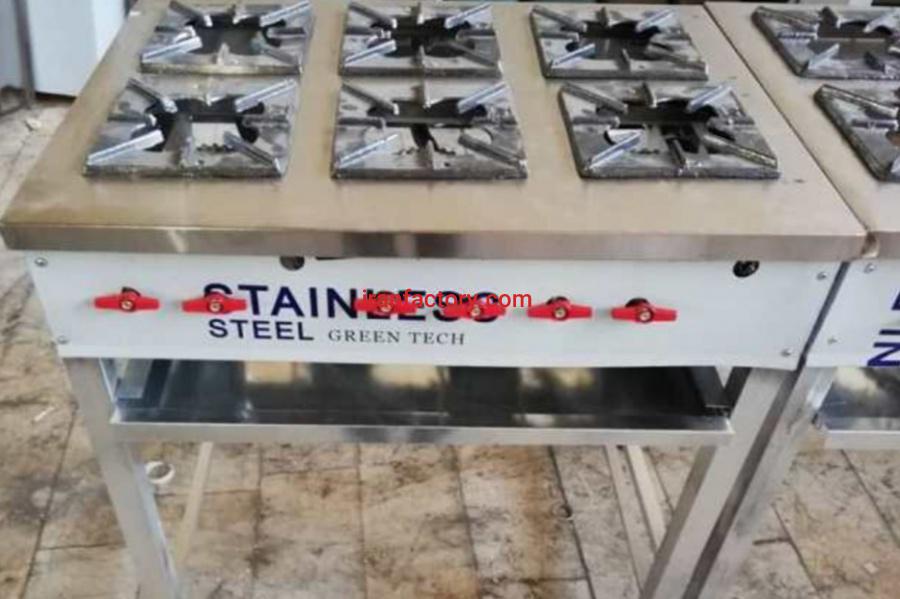 تولید اجاق کته پز تک پرس شش شعله شرکت استیل پخت در تهران0