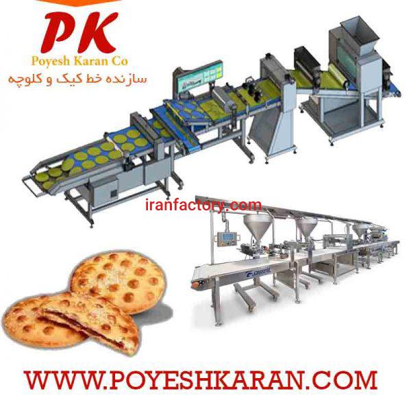 خط تولید بسته بندی کیک و کلوچه پویش کاران تهران0