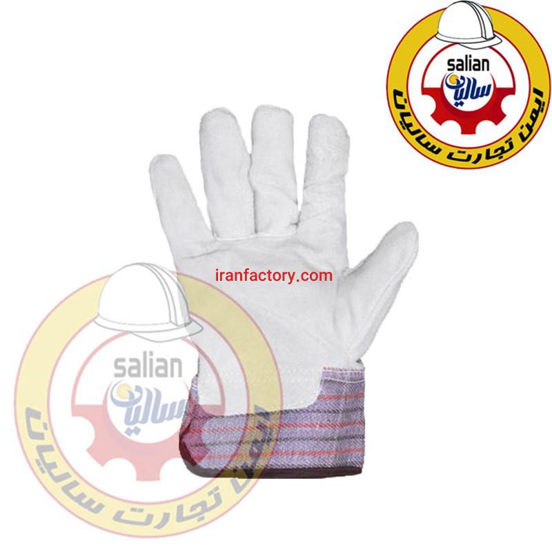دستکش ایمنی کف چرم2