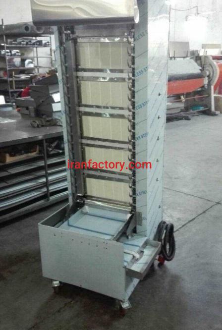 تولید دستگاه کباب پز اتوماتیک ایستاده شرکت استیل پخت در تهران0