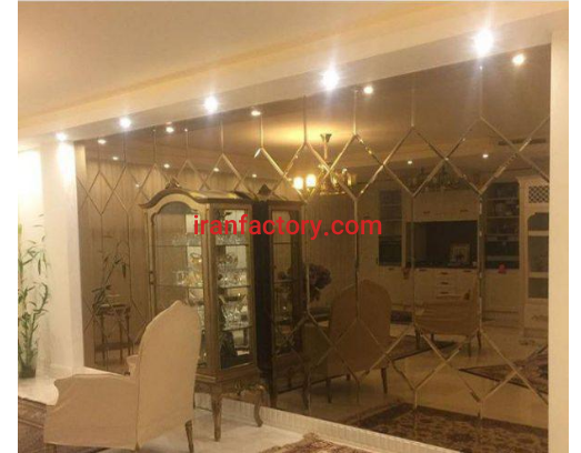 تولیدی  آینه های دکوراتیو در رنگ ها و طرح های متنوع0