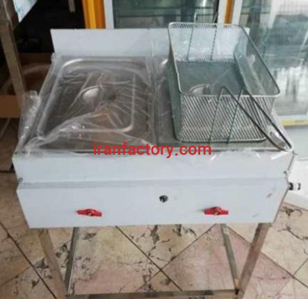 تولید دستگاه سرخ کن دولگن ایستاده صنعتی شرکت استیل پخت در تهران0