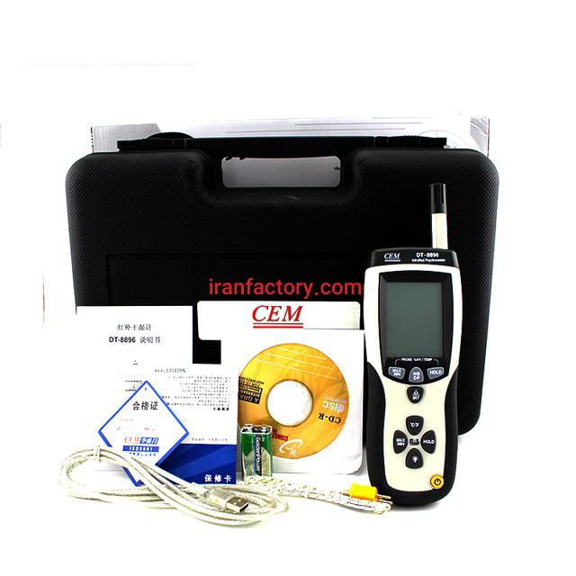 فروش رطوبت و دما سنج DT8896 CEM در تهران2