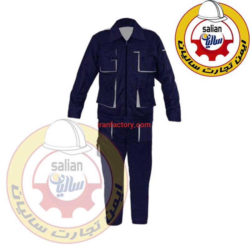 لباس کار مهندسی ست ورک سرمه ای استخوانی0