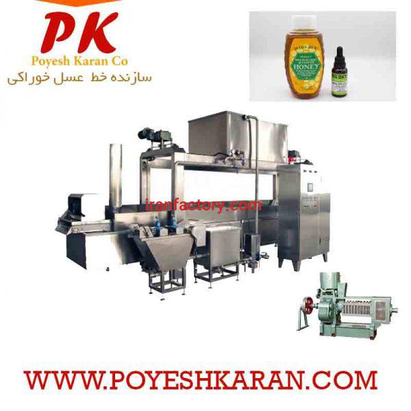خط تولید و بسته بندی عسل خوراکی پویش کاران صنعت0