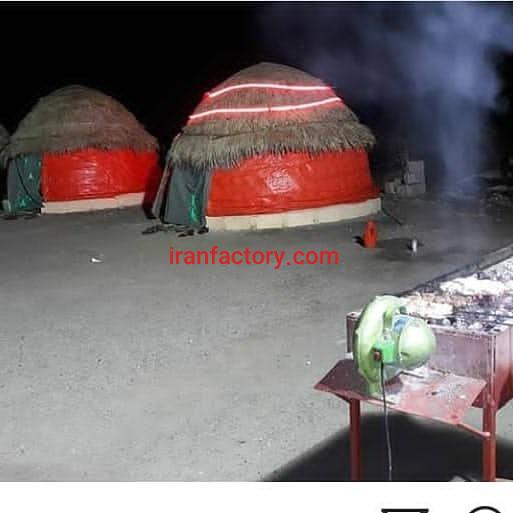 آلاچیق سازان سنتی چوبی نخل خرما2