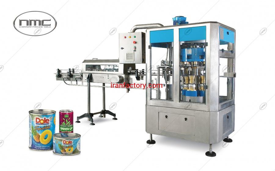 دستگاه دربند قوطی چهار هد مدل KPT 4h40130