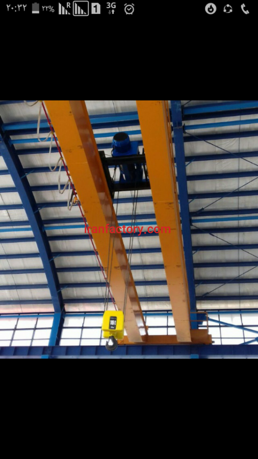 ساخت وتعمیرات انواع جرثقیل های سقفی2