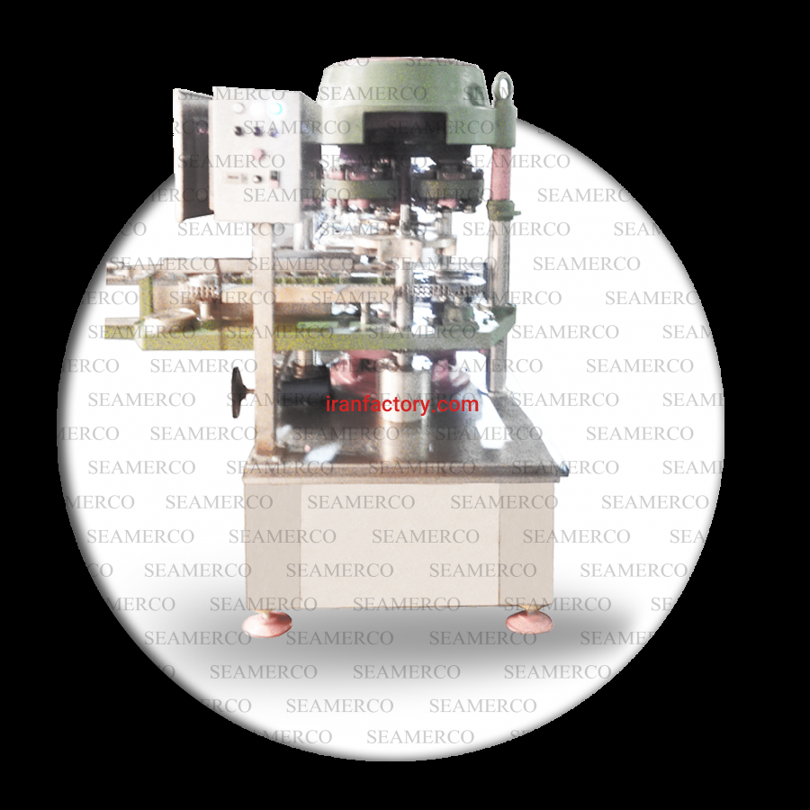 دستگاه دربندی قوطی فلزی 3 هد اتوماتیک0